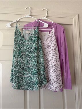 LOFT Tops with Cardigan